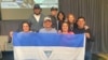 Expresos políticos nicaragüenses en un conversatorio organizado por Raza & Igualdad, el 17 de abril de 2023 en Washington D.C.
