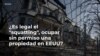 ¿Es legal el "squatting", ocupar sin permiso una propiedad en EEUU?