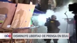 Arrestos y acoso debilitan libertad de prensa en EEUU 