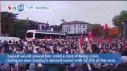 VOA60 World - Turkish President Recep Tayyip Erdogan wins new five-year term