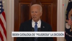 Biden cataloga de “peligrosa” la decisión de la Corte Suprema sobre inmunidad presidencial
