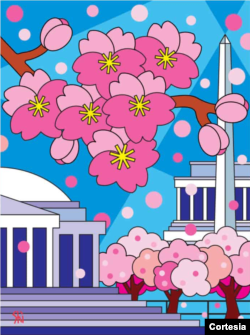 Cartel del National Cherry Blossom Festival 2024