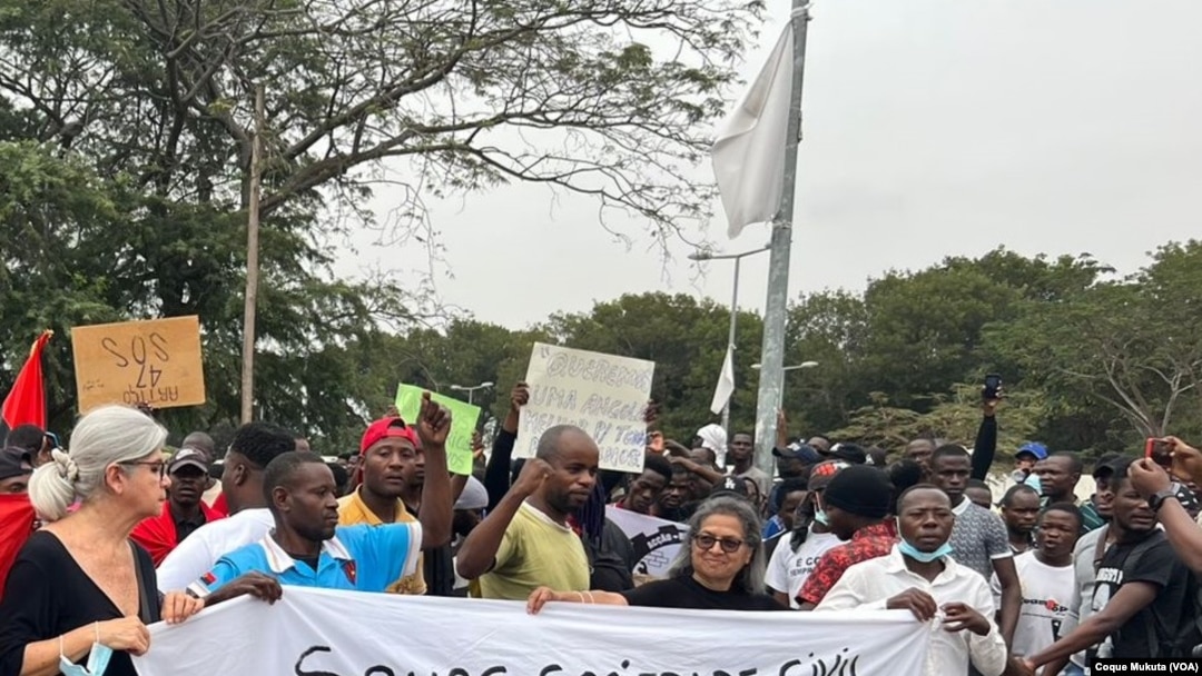 Manifestação em Luanda, Angola, 17 Junho 2023