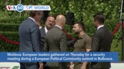 VOA60 World - Ukraine President Volodymyr Zelenskyy presses for NATO membership at security summit