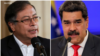 El presidente de Colombia, Gustavo Petro, (izquierda) y el presidente de Venezuela, Nicolás Maduro, nombraron embajadores para normalizar las relaciones entre ambos países.