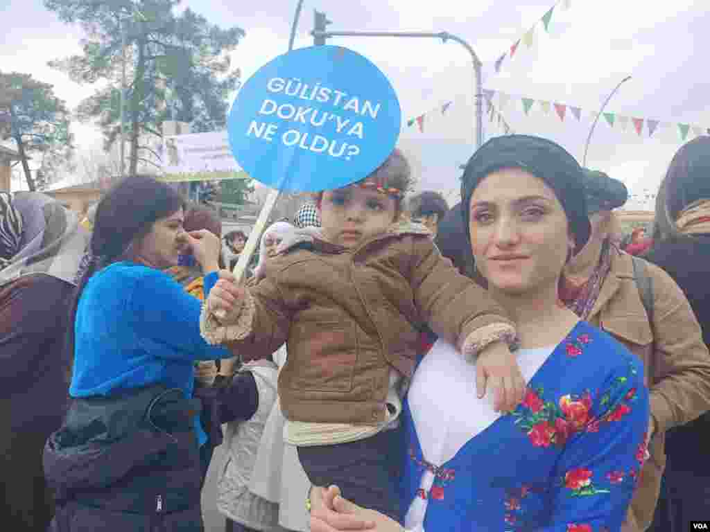 International Women's Day celebrations in Diyarbakir, Turkey.