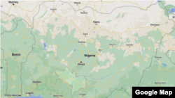 নাইজেরিয়ার মানচিত্র