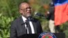 El primer ministro haitiano Ariel Henry habla durante una ceremonia en memoria del presidente asesinado Jovenel Moïse, en el Museo del Panteón Nacional de Puerto Príncipe, Haití, el 7 de julio de 2022. 