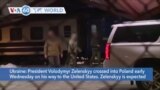 VOA60 World- Ukrainian President Volodymyr Zelenskyy travels to U.S. in first trip outside Ukraine since Russian invasion