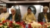 عاصمہ جہانگیر کانفرنس کے دوسرے روز ایک نشست میں پاکستان پیپلز پارٹی کے سابق سینیٹر فرحت اللہ بابر گفتگو کر رہے ہیں۔ 20 اکتوبر 2019