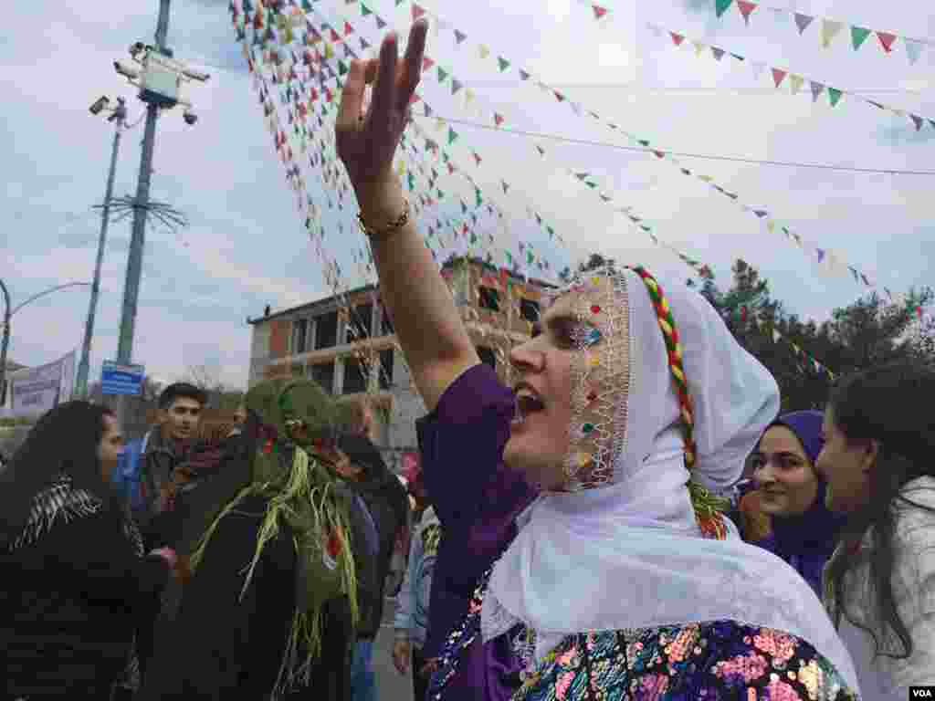 International Women's Day celebrations in Diyarbakir, Turkey.