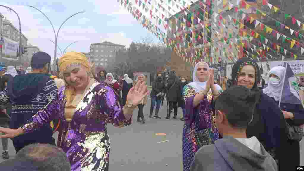 International Women's Day celebrations in Diyarbakir, Turkey.