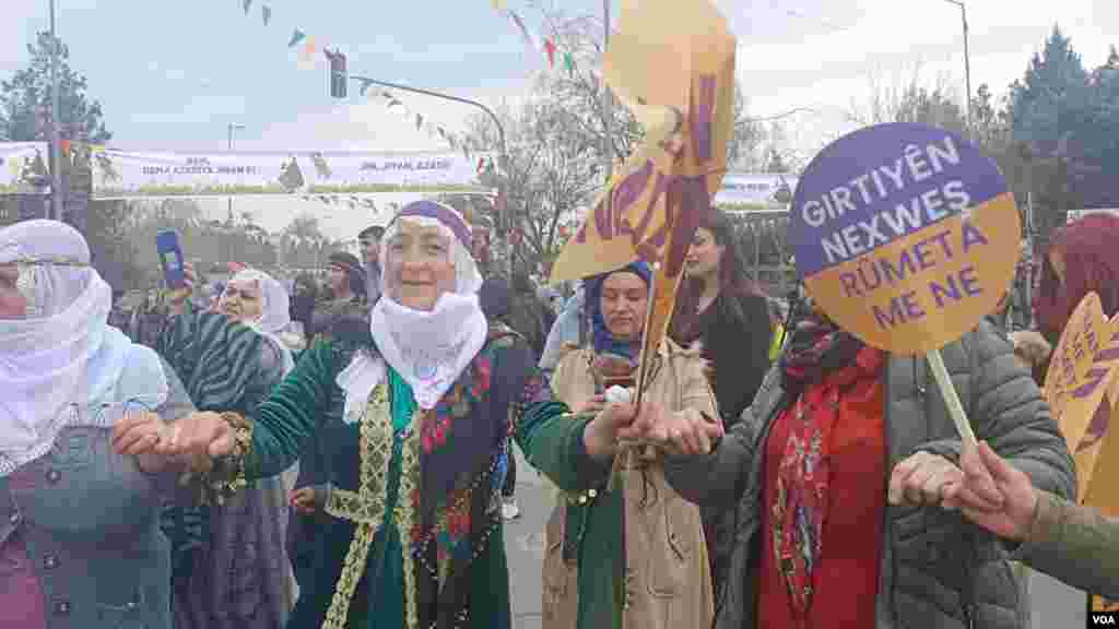 International Women's Day celebrations in Diyarbakir, Turkey.