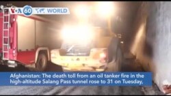 VOA60 World- Death toll in Afghanistan tunnel explosion reaches at least 31 people, expected to rise