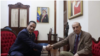 Álvaro Leyva, canciller designado por el presidente de Colombia, Gustavo Petro, visitó el estado de Táchira, Venezuela, el 28 de julio de 2022, y fue recibido por el canciller venezolano, Carlos Faría. [Foto: Cancillería de Venezuela]
