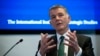 Richard Moore, šef britanske tajne obavještajne službe, govori na Međunarodnom institutu za strateške studije u Londonu, 30. novembra 2021.