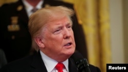 Predsednik Donald Tramp govori u Beloj kući, 24. oktobar 2018