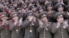 김락겸 북한 전략로켓군 사령관이 상장(별 3개)에서 대장(별 4개)으로 승진한 사실이 4일 확인됐다. 북한 조선중앙TV는 전날 김정은 국방위원회 제1위원장의 제7차 군사교육 일꾼대회 참석 기록영화에서 김 사령관(붉은 원)이 별 4개가 달린 대장 견장을 달고 나온 모습을 방영했다. 