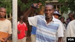 Eric Aniva leaves court in Nsanje, Malawi, after a magistrate announced it was proven beyond reasonable doubt that Aniva had engaged in harmful and illegal traditional sex practices. 