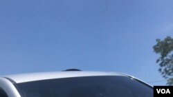 Así quedó el carro donde iban el presidente del Consejo Superior de la Empresa Privada (COSEP) de Nicaragua, José Adán Aguerrí, y otros colegas. Ftoto: Daliana Ocaña.