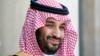 Saudi Arabia's Deputy Crown Prince Mohammed bin Salman reacts upon his arrival at the Elysee Palace in Paris, June 24, 2015. 