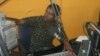 A journalism workshop trainee, Capital Radio's Rhodes Msonhko, learned the subtleties of political reporting. (Photo Courtesy Rhodes Msonhko) 