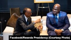 Prezida w'u Rwanda kumwe n'uwa Kongo