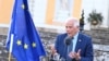 El responsable de Política Exterior de la UE, Josep Borrell, ofrece una rueda de prensa en Estocolmo, donde se reunió la Comisión Europea, el 12 de mayo de 2023.