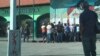 Centro de votación en Caracas, donde emitió su voto el presidente Nicolás Maduro el domingo, 20 de mayo, de 2018.