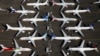 Archivo - Aviones Boeing 737 MAX estacionados en un terreno de Boeing in Seattle, Washington, Julio 1, 2019. 
