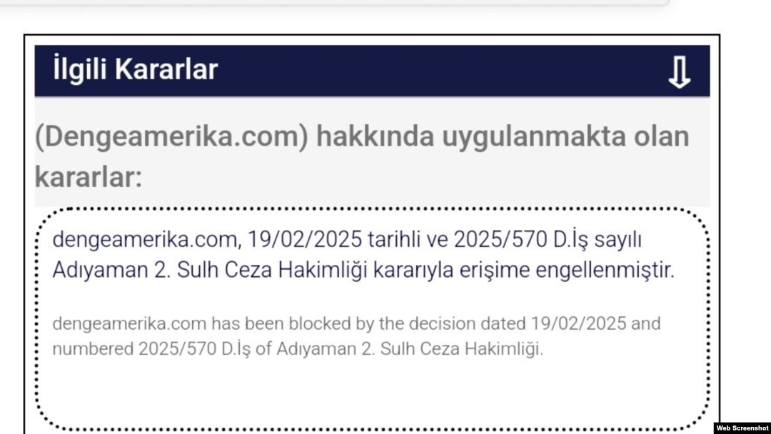 2025 yılının Şubat ayının başından bu yana, aralarında Voice of America (VOA) Kürtçe’nin de bulunduğu çok sayıda haber sitesi ve gazetecilere ait X hesaplarına erişim engeli getirildi.