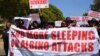 Hundreds of people marched to raise awareness of attacks on albinos in Malawi. (L. Massina/VOA)