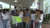 Persisten protestas por la salud en Venezuela.