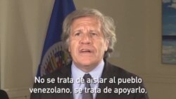 Almagro pide más sanciones contra Venezuela