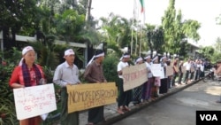 Protest against Myintsone dam project in Kachin