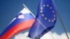 Zastave Slovenije i EU