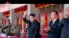金正恩出席大规模火炬游行