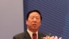 前中国人民银行行长、现任社保基金理事会理事长戴相龙资料照片 (美国之音张楠拍摄) 