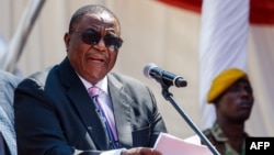 Le vice-président du Zimbabwe Constantino Chiwenga à Harare, le 14 aout 2018