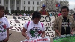 La 'Caravana43' llega a la Casa Blanca