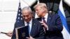 အစ္စရေးဝန်ကြီးချုပ် Netanyahu နဲ့ အမေရိကန်သမ္မတ ထရမ့်တို့ သမ္မတအိမ်တော်မှာ ၂၀၂၀ တုန်းက တွေ့ဆုံခဲ့စဉ် (ပုံဟောင်း)