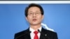 한국의 류길재 통일부 장관이 6일 오후 정부서울청사에서 북한에 남북장관급회담을 제의하는 내용의 브리핑을 하고 있다. 