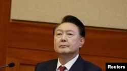 ဖမ်းဆီးခံထားရတဲ့ တောင်ကိုရီးယားသမ္မတ Yoon Suk Yeol 
