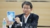 류길재 한국 통일부 장관이 21일 서울 남북회담본부에서 열린 한반도 신뢰프로세스 내외신 기자 간담회에서 향후 남북관계의 방향성에 대해 설명하고 있다.
