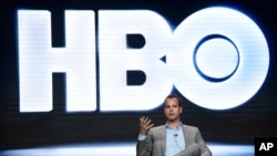 Casey Bloys, president, HBO programming, participates in a panel during the HBO Television Critics Association Summer Press Tour at the Beverly Hilton, July 26, 2017, in Beverly Hills, California.