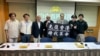 2024年12月5日，由海外港人组成的“香港议会筹委会”在台北举行记者会，说明议员选举筹情形并发布《自由香港宣言》。(美国之音特约记者庄志伟拍摄)