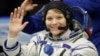 Američka astronautkinja En Meklejn, pripadnica glavne posade ekspedicije na Međunarodnoj svemirskoj stanici, pre lansiranja svemirskog broda Sojuz MS-11, na ruskom kosmodromu Baikonur, u Kazahstanu, 3. decembra 2018.