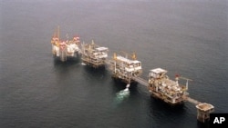 Plataforma petrolífera em Cabinda