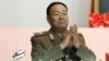 지난 2012년 7월 18일 북한 평양에서 열린 인민회의에서 김정은을 국방위원회 제1위원장으로 추대하기로 결정한 가운데, 현영철이 박수를 치고 있다. (자료사진)