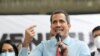 El líder opositor venezolano, Juan Guaidó, habla en una conferencia de prensa en Caracas el 7 de diciembre de 2020.